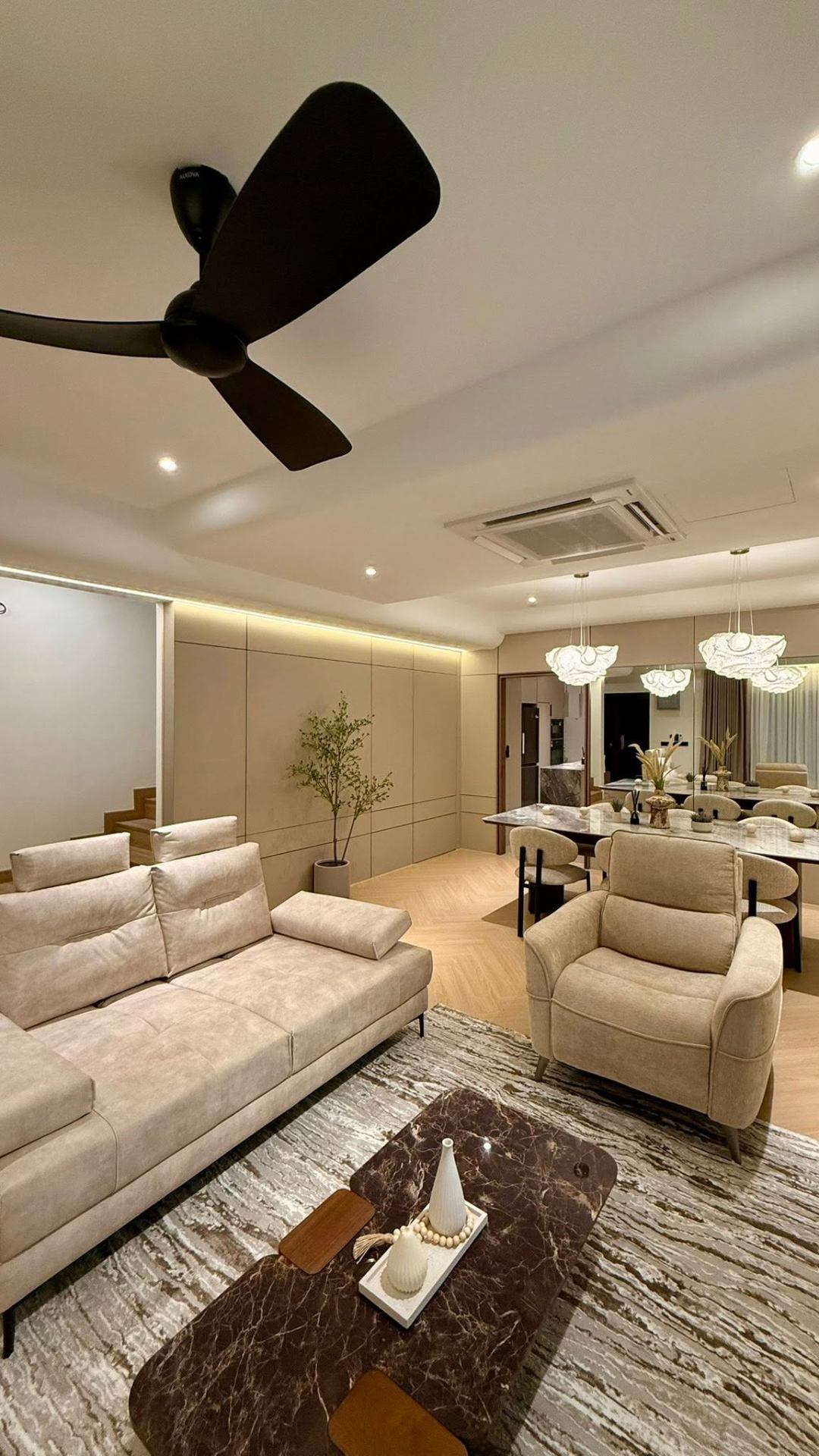 After interior design transformation